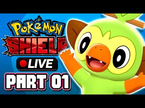 Pokémon Shield LIVE - Part 01 | Gyms 1-6