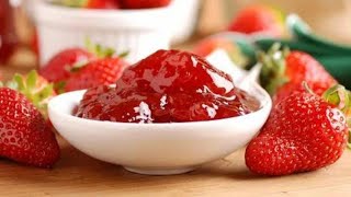 GELEIA DE MORANGO CASEIRA  SUPER FÁCIL! #geleia