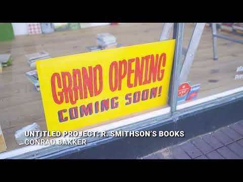 Famous Hardware: Conrad Bakker - Untitled Project: R. Smithson's Books