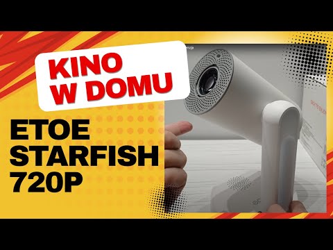Kino domowe za grosze! ETOE Starfish – projektor z Android TV