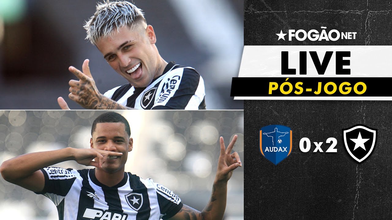 LIVE | Pós-jogo e repercussão de Audax 0 x 2 Botafogo pelo Campeonato Carioca 2024