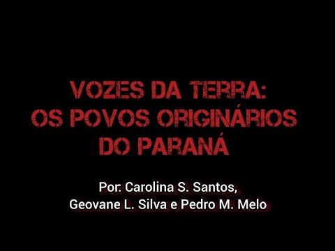 Podcast Vozes da Terra - os povos originários do Paraná 