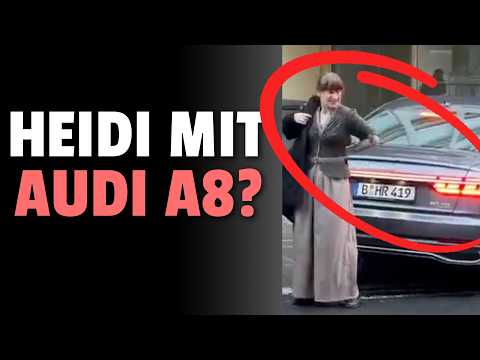 💥Heidi Reichinnek im LUXUS Audi A8 Diesel ERWISCHT?!