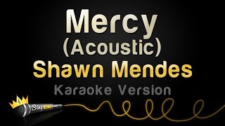 Shawn Mendes - Mercy (Acoustic) (Karaoke Version)