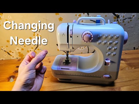 How to Change Needle - Mini Multifunctional Household Sewing Machine FHSM-505