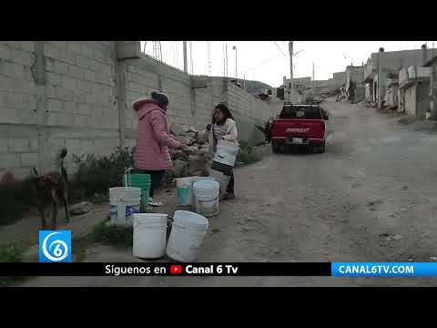 Denuncian escasez de agua potable en colonias populares de Pachuca