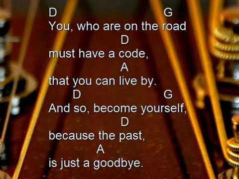 Teach Your Children, Graham Nash, cover, chords acoustic guitar, lyrics