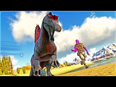 Finally taming the FIRE SPINO!! | Ark Modded Madness! [Ep08]