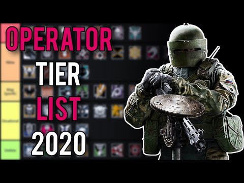 Operator Tier List 2020 - Rainbow Six Siege