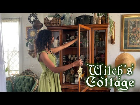 Transforming My New House Into A Witch's Cottage 🛖 Epic Green Witch Home Makeover! 🪴Apartment Crafts