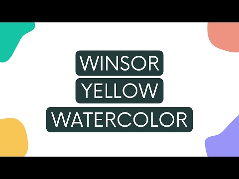Winsor Yellow Watercolor - Paint Characteristics & Color Mixing