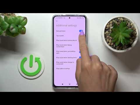 How to Tun On / Off Tap Sounds on POCO F4 - Manage Tap Sounds