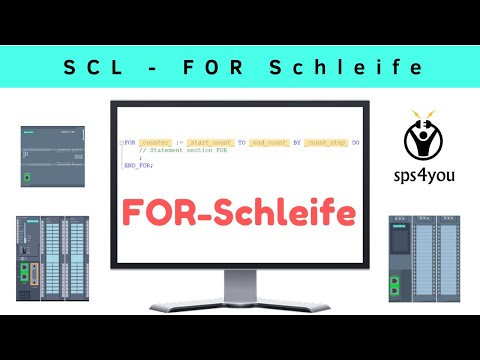SPS programmieren lernen - Online Profikurs (Kapitel 1.15) - SCL FOR Schleife