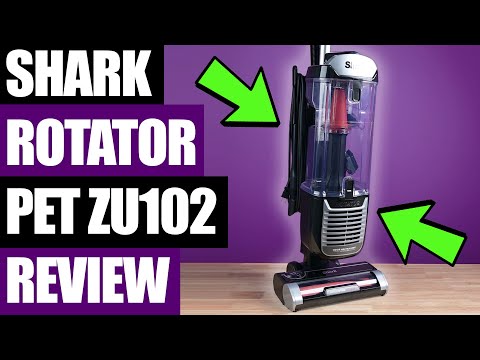 Shark ZU102 Rotator Pet Upright Vacuum, Charcoal, 2.9 L Dust Cup video review thumbnail