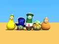 Cavis Prepares To Sling The Stone At Goliath VeggieTales Animation