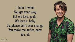 Suffer -  Charlie Puth (Lyrics) 🎵