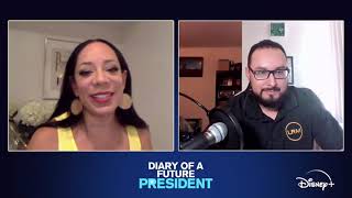 Selenis Leyva Interview for Disney+'s Diary of a Future President video