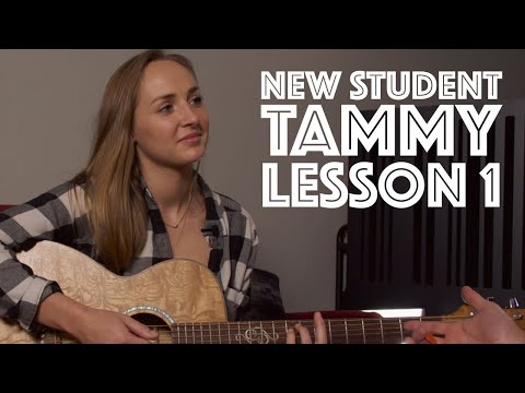 Meet Tammy! Private Lesson 1 (for acoustic singer songwriters) Guitar Lesson Tutorial