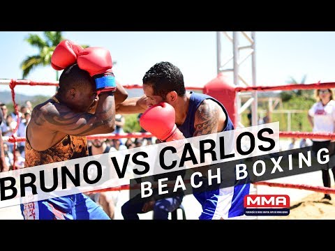 Carlos Cruz vs Bruno Akuma - Beach Boxing