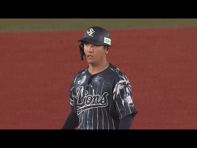 【9回表】本日昇格即スタメンで4安打!! ライオンズ・平沼翔太の2点タイムリー2ベース!!  2024年8月29日 千葉ロッテマリーンズ 対 埼玉西武ライオンズ