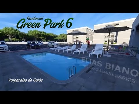 Residencial Green Park 6, Parque Esplanada 2, Valparaíso de Goiás. Apartamentos Novos.