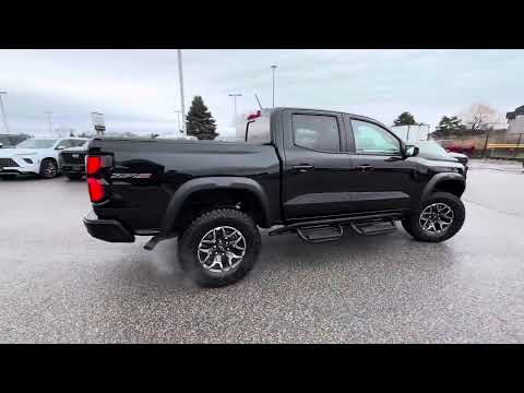 2025 Chevrolet Colorado Crew Cab Short Box 4-Wheel Drive ZR2 in Black for sale at Boyer Pickering Chevrolet Cadillac Buick GMC Ltd. in Pickering, ON