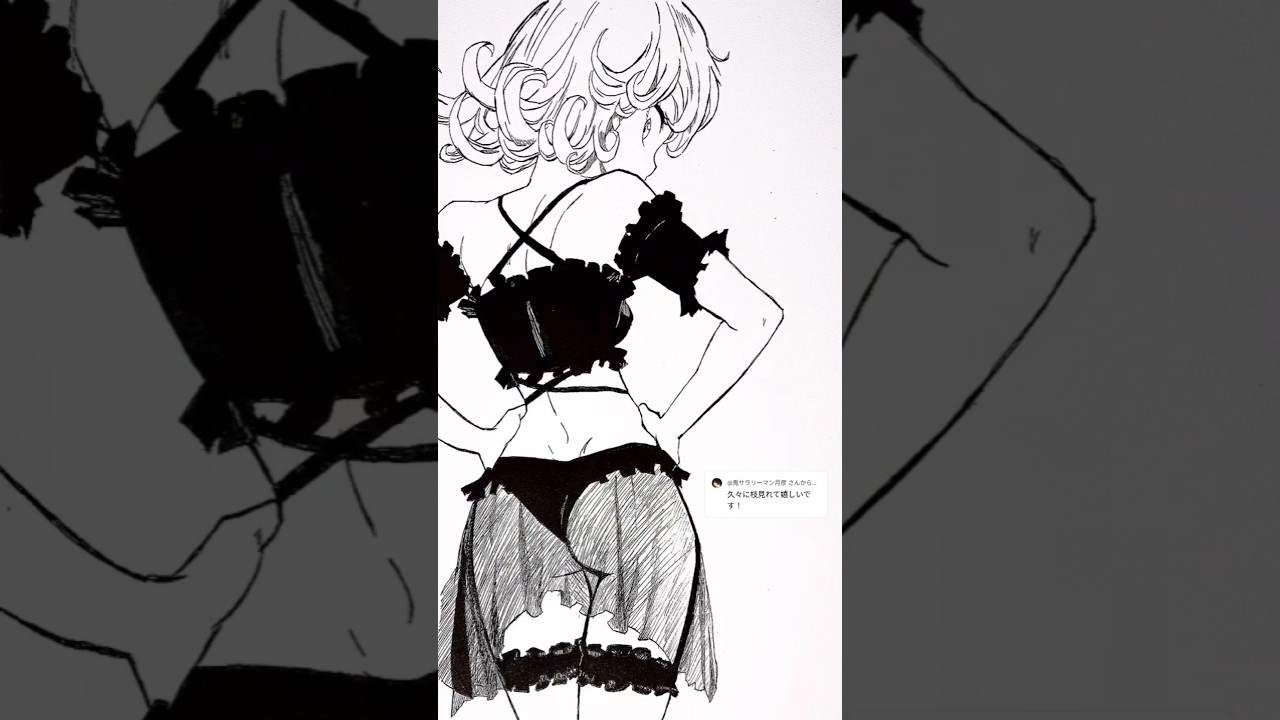 #戦慄のタツマキ #一発描き #描いてみた #ワンパンマン