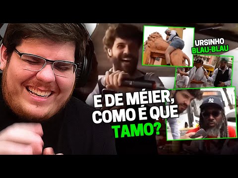 CASIMIRO REAGE AO DIOGO DEFANTE: REPÓRTER DOIDÃO NO MÉIER | Cortes do Casimito