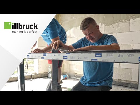 Montaż okien na taśmę rozprężną illbruck TP654 illmod TRIO 1050