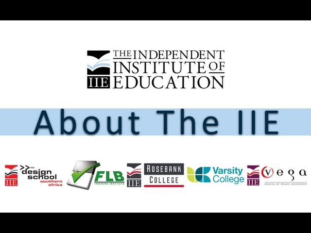 IIE - The Independent Institute of Education video #1