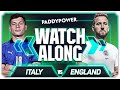 ENGLAND vs ITALY LIVE EURO 202O Final Watchalong Mark GOLDBRIDGE LIVE