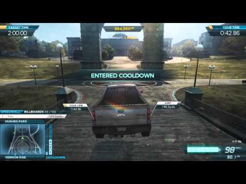 NFS Most Wanted 2012: Gold Medal "Liberty Park" Ambush Event w/ Stock Ford F-150 SVT Raptor