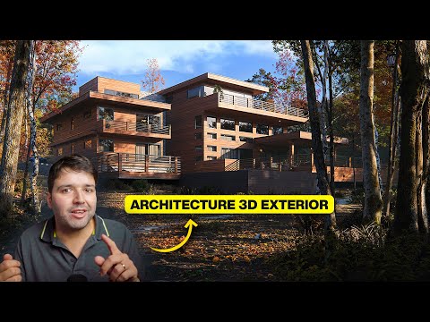 How I Created A Realistic Architecture Exterior 3D Render in Lumion