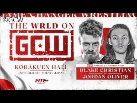 Blake Christian (c) vs Jordan Oliver / GCW World Title Match / The Wrld on GCW 2023 / WWE 2K23