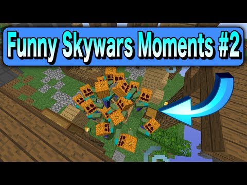 Martrix - Skywars Funny Moments, Glitches and Fails Montage #2 - Minecraft Hypixel Skywars