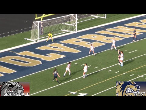 WEST WOLVERINES V. SPRINGDALE BULLDOGS APRIL 19, 2022 VARSITY GIRLS & BOYS SOCCER