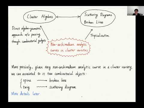 CARW03 | Prof. Tony Yue Yu | Cluster Algebra Via Non-Archimedean Enumerative Geometry