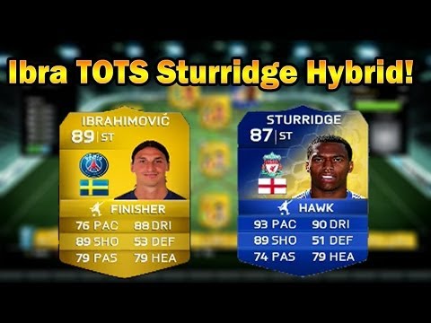 Fifa 14 Ibrahimovic TOTS Sturridge Hybrid Squad Builder WHAT A PARTNERSHIP!