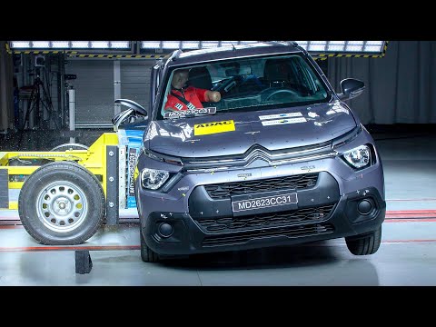 Citroen C3 Crash Test FAIL: ZERO STARS (model produced in Brazil)
