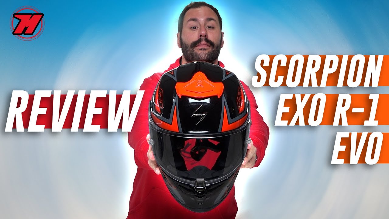 Review casco SCORPION EXO-R1 EVO AIR, perfecto para circuito 🏁🏍