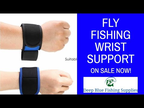 Fly Fishing Wrist Support  Fly Fishing Wrist Band – Deep Blue Fishing  Supplies