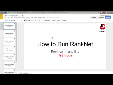 Lecture 1, Displaying Mode 1 for RankNet