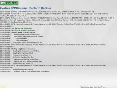 DNNUpgrade Demo (from DNN 6.x to 7.x)