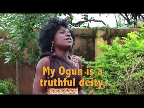 Mayowa Adeyemo praises Ogun (God of Iron)