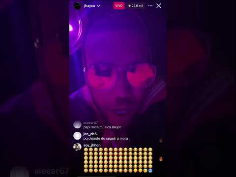 JHAYCO LE TIRA A MORA Y J BALVIN EN LIVE DE INSTAGRAM (Live completo)