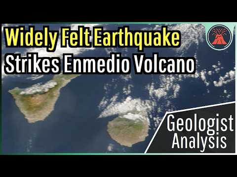 Canary Islands Earthquake Update; M4.4 Strikes Enmedio Volcano