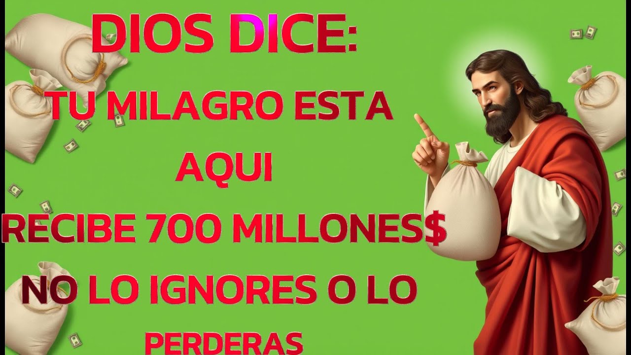 ⚠️Perderás tu MILAGRO,Si IGNORAS esto hoy 😱Mensaje de Dios!
