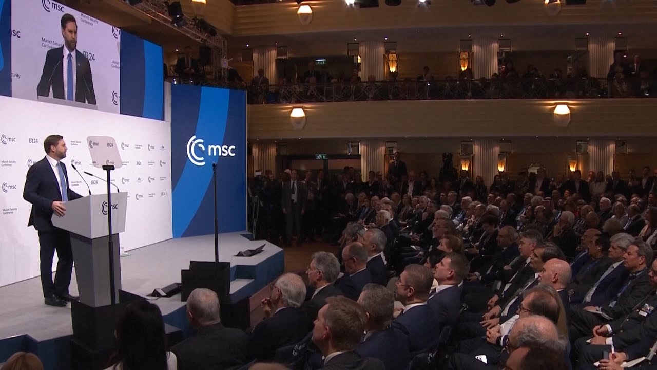 JD Vance turns on European allies in blistering speech that downplayed threats from Russia and China