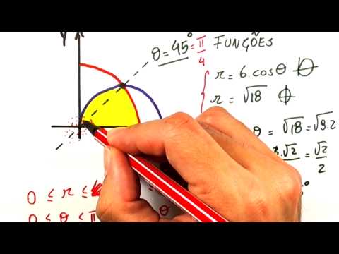 Me Salva! ITD07 - Integral Dupla - Coordenadas polares exemplo 1