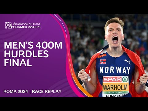 CHAMPIONSHIP RECORD! 🔥 Men's 400m hurdles final replay | Roma 2024